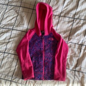 3t north face fleece zip up